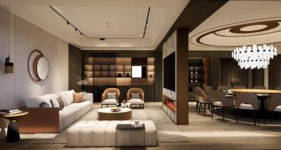 现代会所会客餐厅包厢 酒店餐厅包厢